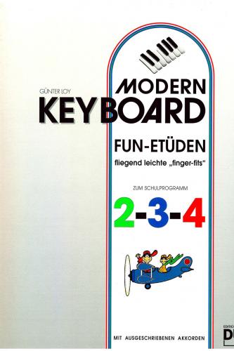 Modern Keyboard, Fun-Etüden, zum Schulprogramm 2-3-4 (wie neu)