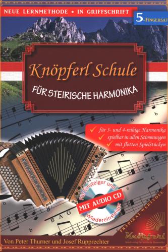 Knöpferl Schule für Steirische Harmonika ohne CD (leichte Gebrauchsspuren)