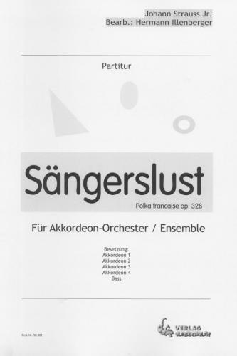 Sängerslust - Partitur