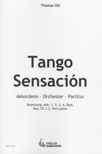Tango Sensacion / Partitur - Mängelexemplar